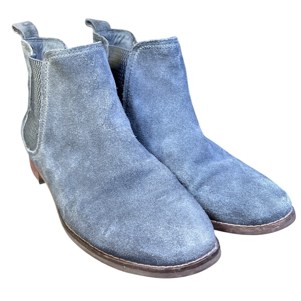 TOMS Marina Grey Suede Chelsea Boots Womens Size 9 Ankle Bootie‎ Durable leather